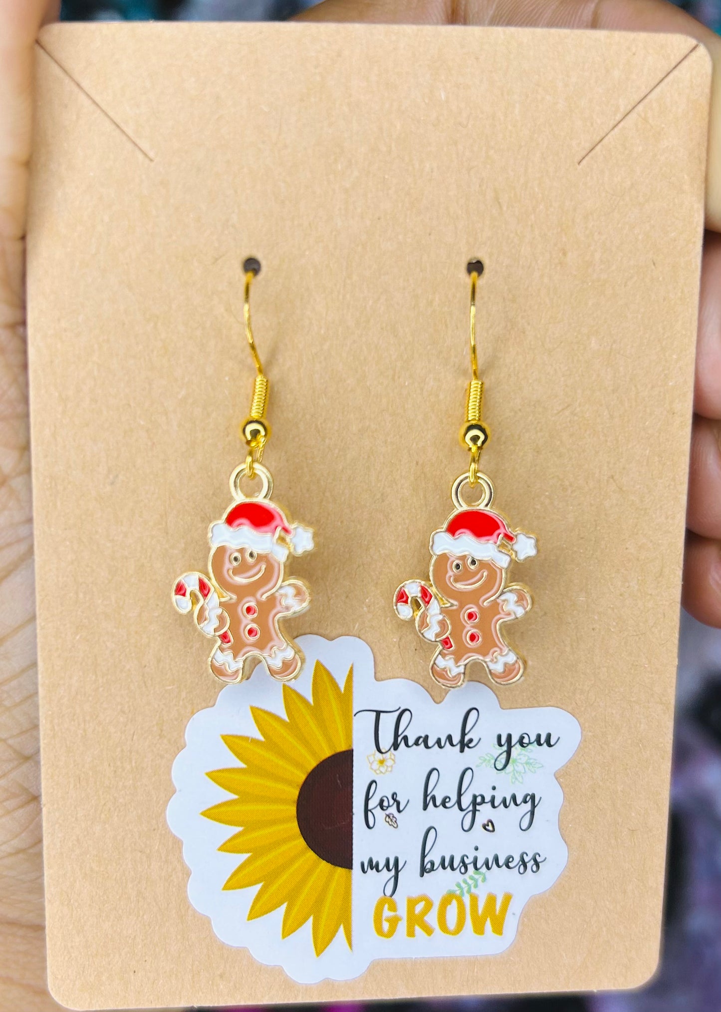 Gingerbread Treat Earrings