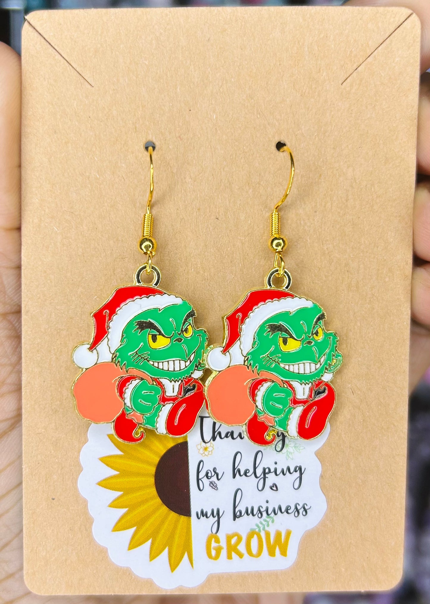 Mr. Grinch Earrings