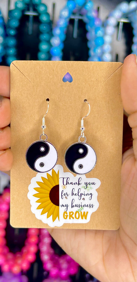 Yin and Yang Earrings