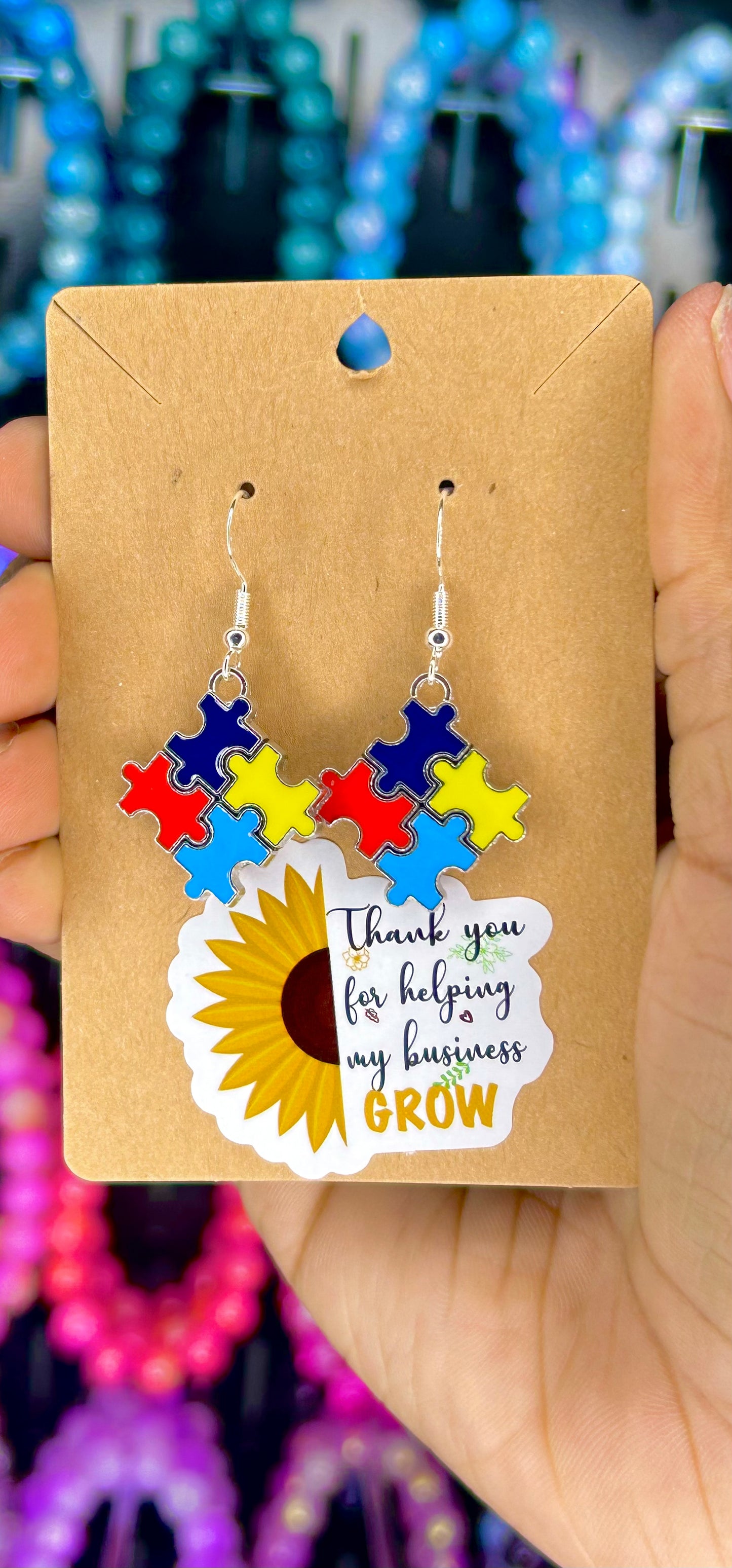 Autism Awareness Earrings