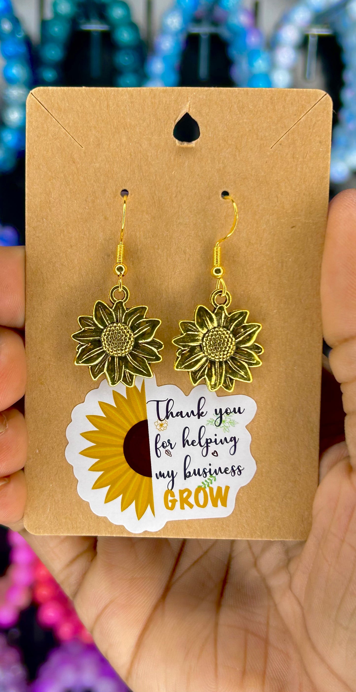 Sunflower Earrings