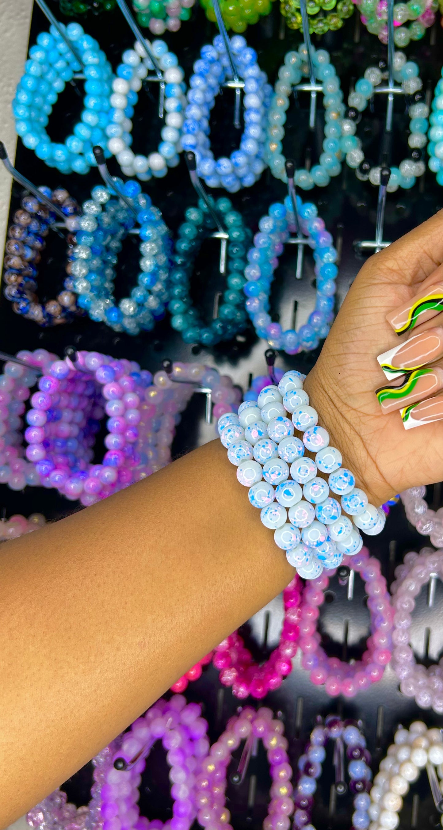 Cotton Candy Splat Bracelet